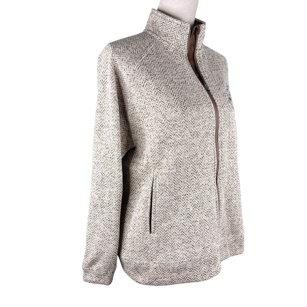 Vintage Wild Wings Collection Zip Jacket Sweatshirt Sweater Hummingbird L - Picture 8 of 11